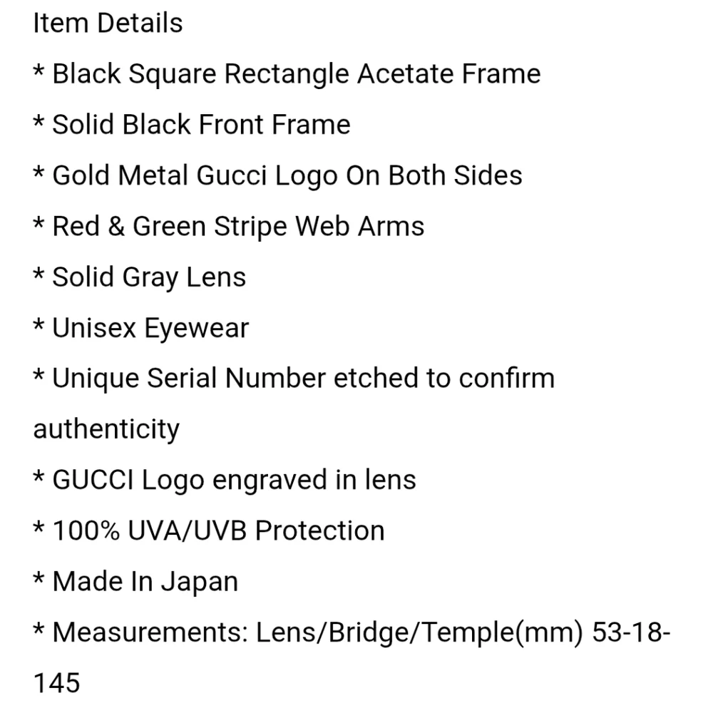 Gucci 💯 auth